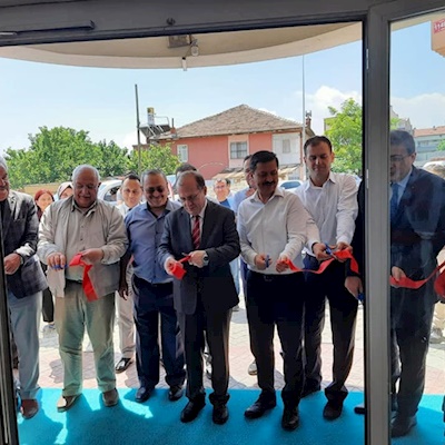 HALK EĞİTİM MERKEZİ YILSONU SERGİSİ AÇILDI