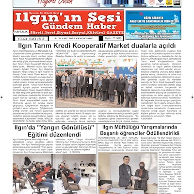 31.03.2022 GAZETEMİZ