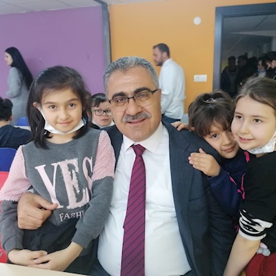 BAŞKAN ERTAŞ ANAOKULUNU ZİYARET ETTİ 