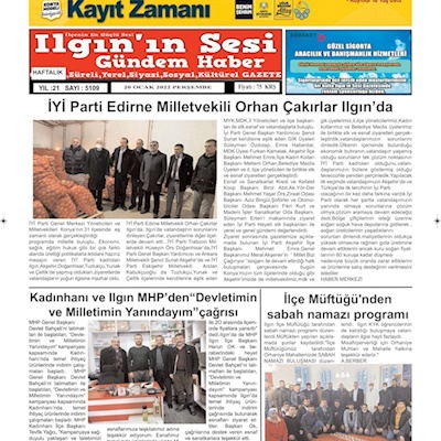 20.01.2022 GAZETEMİZ