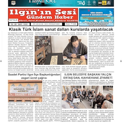 09.12.2021 GAZETEMİZ